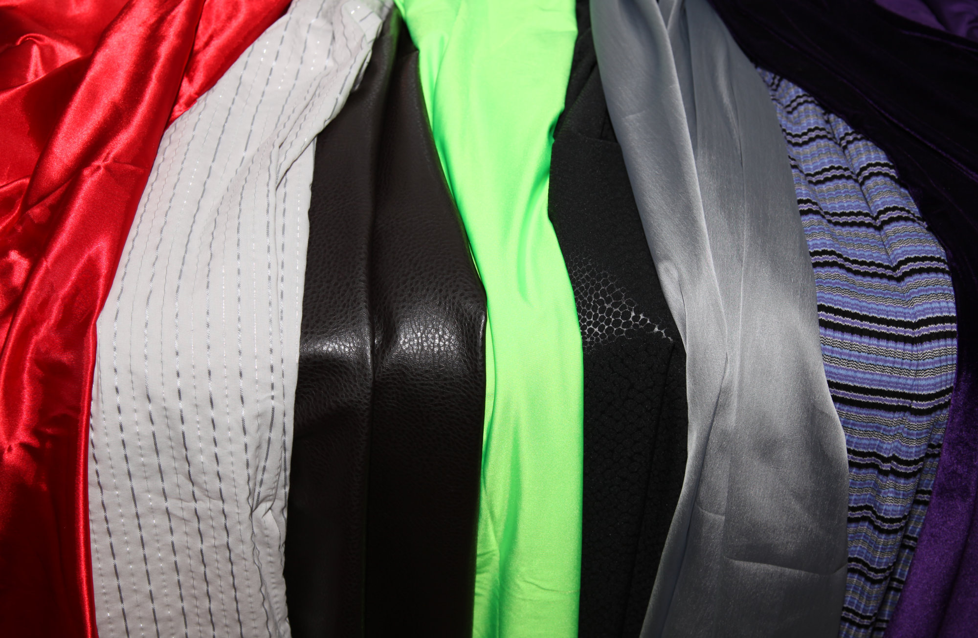 a variety of fabric for sewing