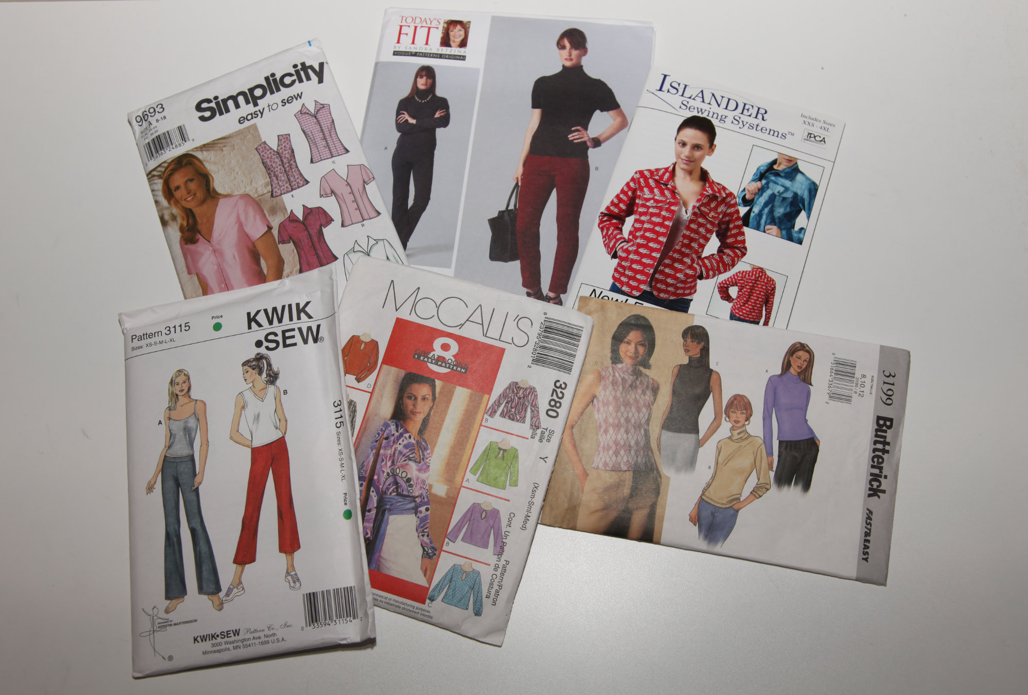 Pile of Sewing Patterns