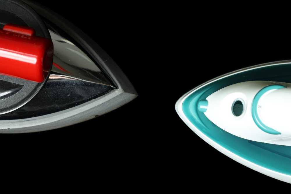 Iron Points comparison of the pointy part of irons used for pressing and ironing