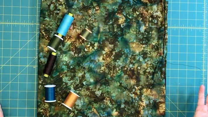 Thread Matching Green Batik